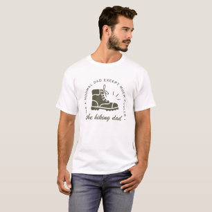 T-shirt Papa randonneur drôle père randonneur cool