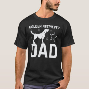 T-shirt Papa Retriever doré Mignon