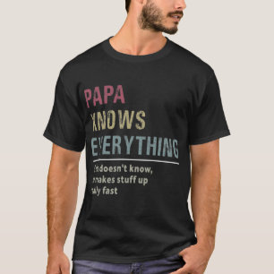 T-shirt Papa sait tout