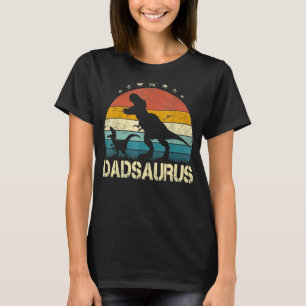 T-shirt Papa Saurus Rex Dinosaur Fête des pères Pour Papa