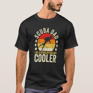 T-shirt Papa Scuba Incroyable Pour Hommes Comme Un Papa No