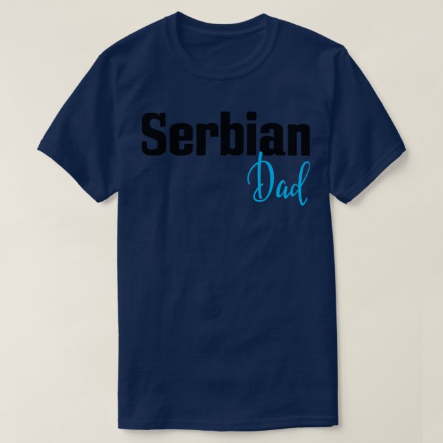 T-shirt Papa serbe (Design devant)