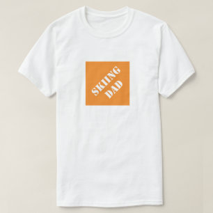 T-shirt Papa skieur Papa drôle Cadeau drôle pour la fête d
