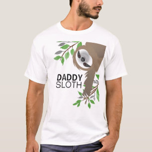 T-shirt Papa Sloth pendu de l'arbre
