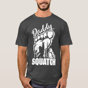 T-shirt Papa Squatch Papa Bigfoot Sasquatch Fête des pèr