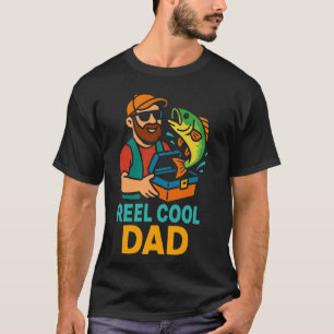 T-shirt Papa super cool drôle de jeu de mots sur la pêche