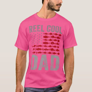 T-shirt Papa super cool Papa pêcheur Amateur de poisson Dr