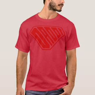 T-shirt Papa SuperEmpowered Red