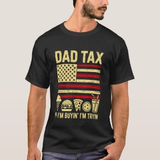 T-shirt Papa Taxe Assurant que ce n'est pas du Poison Drap