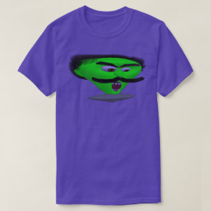 T-shirt Papa tête sur une soucoupe volante