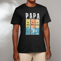 Papa The Man The Myth The Legend Retro Papa Father