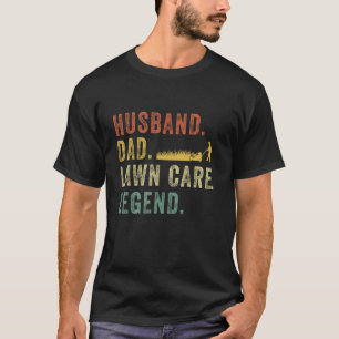 T-shirt Papa tondeuse Légende de l'entretien des pelouses