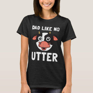 T-shirt Papa Vache Comme Aucune Fête Des Pères Utter Premi