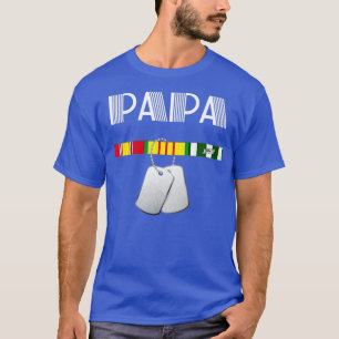 T-shirt Papa Viet Nam Vétérinaire Viêt-Nam Cadeaux anciens