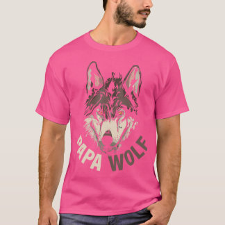 T-shirt Papa Wolf