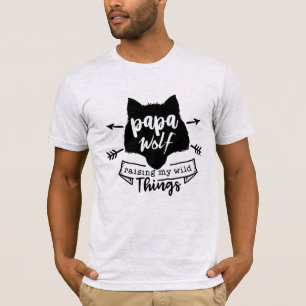 T-shirt Papa Wolf