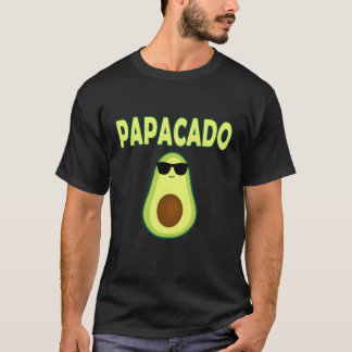 T-shirt Papacado Avocado Papa Fête des pères Père Papa Pap