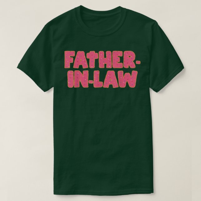 T-shirt PapaInLaw Donut DaddyInLaw Doughnut Loover Party (Design devant)