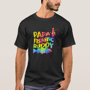 T-shirt Papa's ami pêcheur Papa pêcheur et enfants Fan de