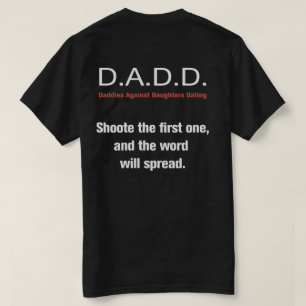 T-shirt Papas contre des filles datant la chemise
