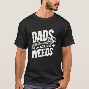 T-shirt Papas Contre les Mauvaises Herbes Tondeuse à Gazon