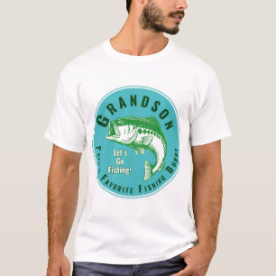 T-shirt Papa's Favori Fishing Buddy