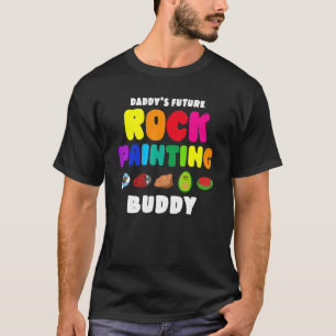 T-shirt Papa's Future Rock Peinture Buddy