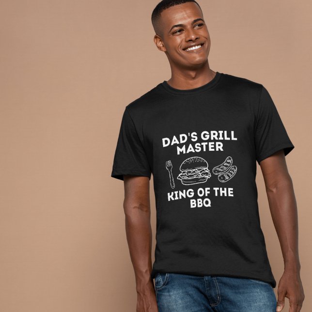 T-shirt Papa's Grill Master - King of The BBQ (Dad's Grill Master - King of The BBQ)