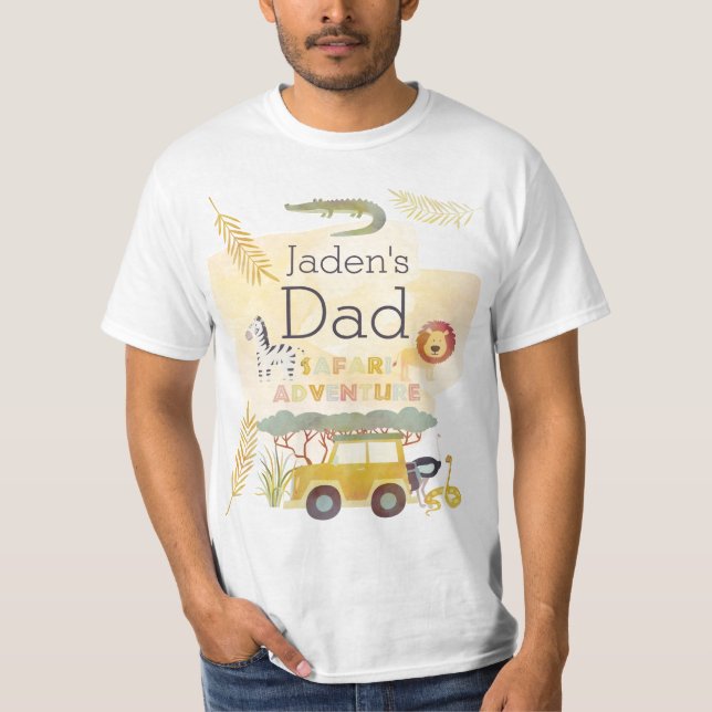 T-shirt Papa's Safari Adventure Anniversaire (Devant)