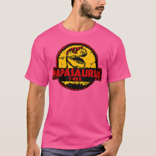 T-shirt Papasaurus Dinosaur Dadasaurus Rex Dino Dino Dino
