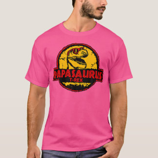 T-shirt Papasaurus Dinosaur Dadasaurus Rex Dino Dino Dino 