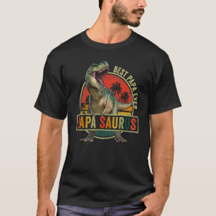 T-shirt Papasaurus Dinosaur Famille Correspondant Meilleur