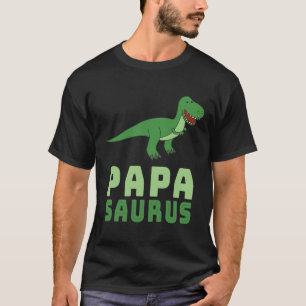 T-shirt Papasaurus Dinosaur Tyrannosaurus Rex Fête des pèr