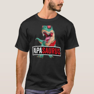 T-shirt Papasaurus Rex Dinosaur Hommes Fête des pères Fami