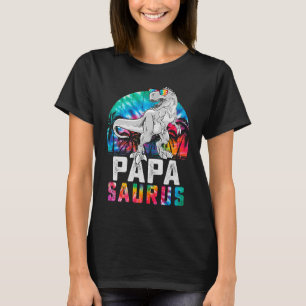 T-shirt Papasaurus Rex Dinosaur PapaRex Saurus Famille Mat