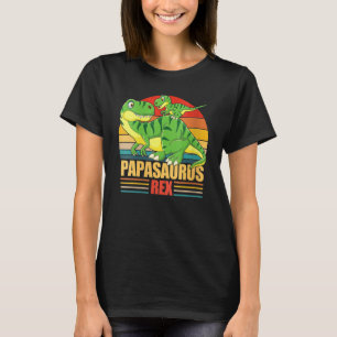 T-shirt Papasaurus T Rex Papa Saurus Dinosaure Hommes Papa