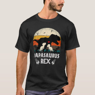 T-shirt Papasaurus TRex Papa Saurus Dinosaur papa papa pap