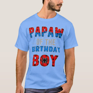 T-shirt Papaw de la toile d'araignée de la famille du garç