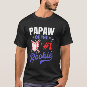 T-shirt Papaw du thème de fête d'anniversaire de baseball 