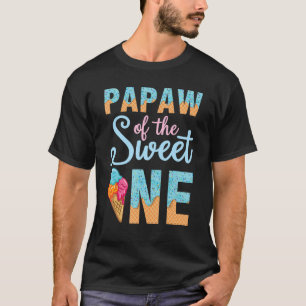 T-shirt Papaw Of Sweet Ice Cream Un Joyeux Anniversaire À