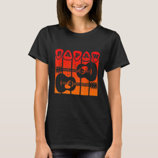 T-shirt Papaw Onglet de guitare Guitar Player Grandpa Retr