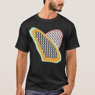 T-shirt Papaya colorée et Dragonfruit été