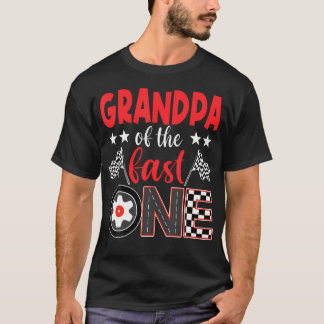 T-shirt Papé de la famille rapide Anniversaire 1ère Voitur