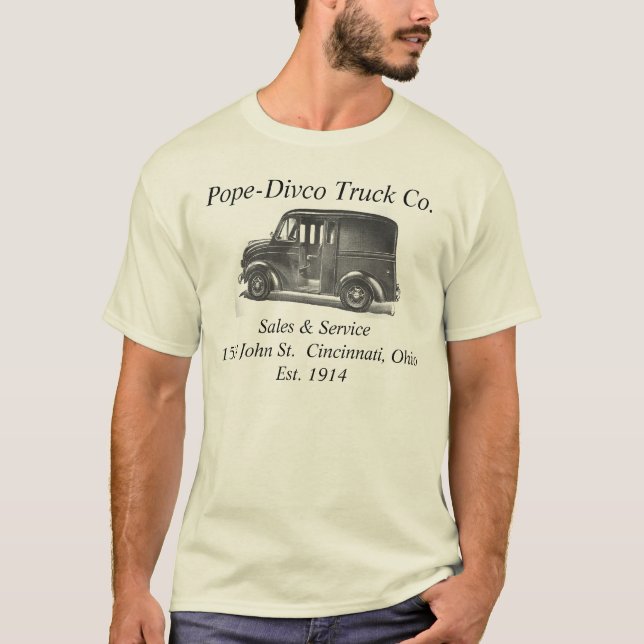 T-shirt Pape-Divco Truck Cie. (Devant)