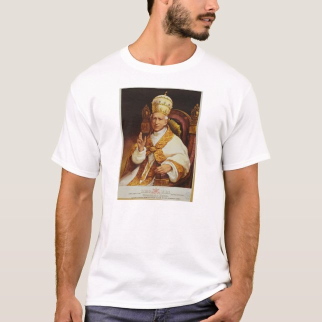 T-shirt Pape Lion XIII Vincenzo Gioacchino Luigi Pecci (Devant)