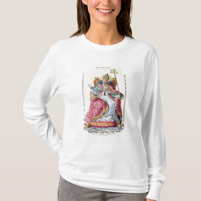 T-shirt Pape Pius VI (1717-99) de 'DES Estampes de (Devant)