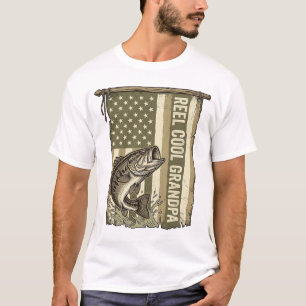 T-shirt Papé Super Cool Grand-Père Chemise de Pêche à la B