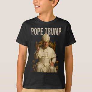 T-shirt Pape Trump, amusant catholique Trump Tee