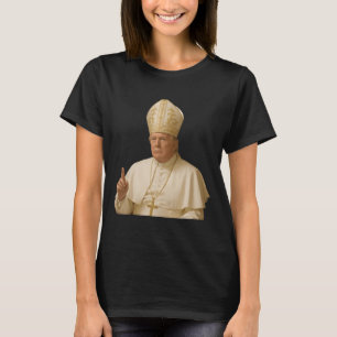 T-shirt Pape Trump Drôle Trump Vatican Chrétien Rétro Chu