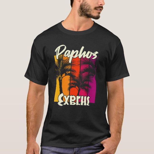 T-shirt Paphos Cyprus 2 (Devant)